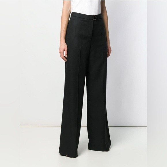 Sandro Roxanne Wide Leg Loose Fit Pant Trouser Size 38 or US 6 - Picture 1 of 14